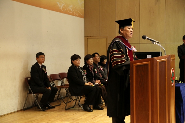 오류고등학교 졸업식