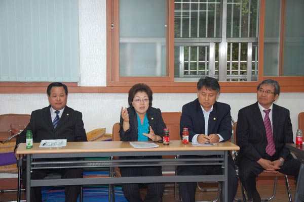 구로2배수분구 하수관거 정비공사 주민설명회 참석