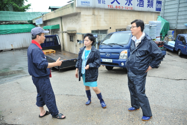 침수피해 관련 현장활동