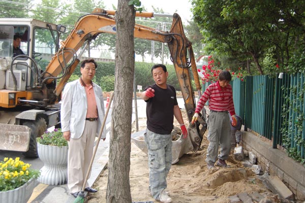 다사랑길 수림대 조성관련 현장점검 